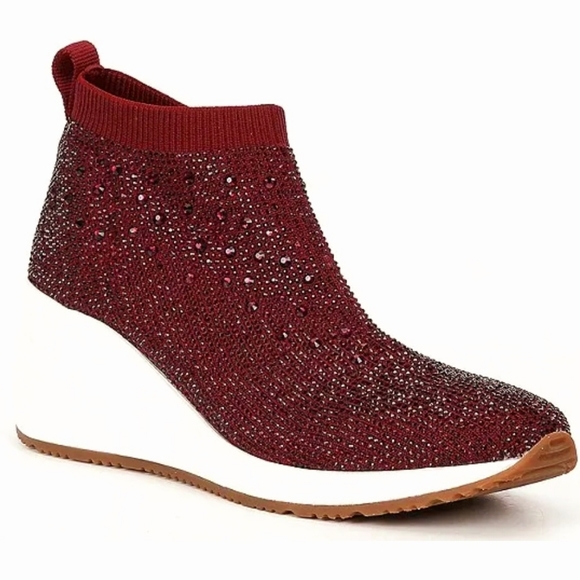 Alex Marie Shoes Nwob Alex Marie Halika Rhinestone Embellished Knit